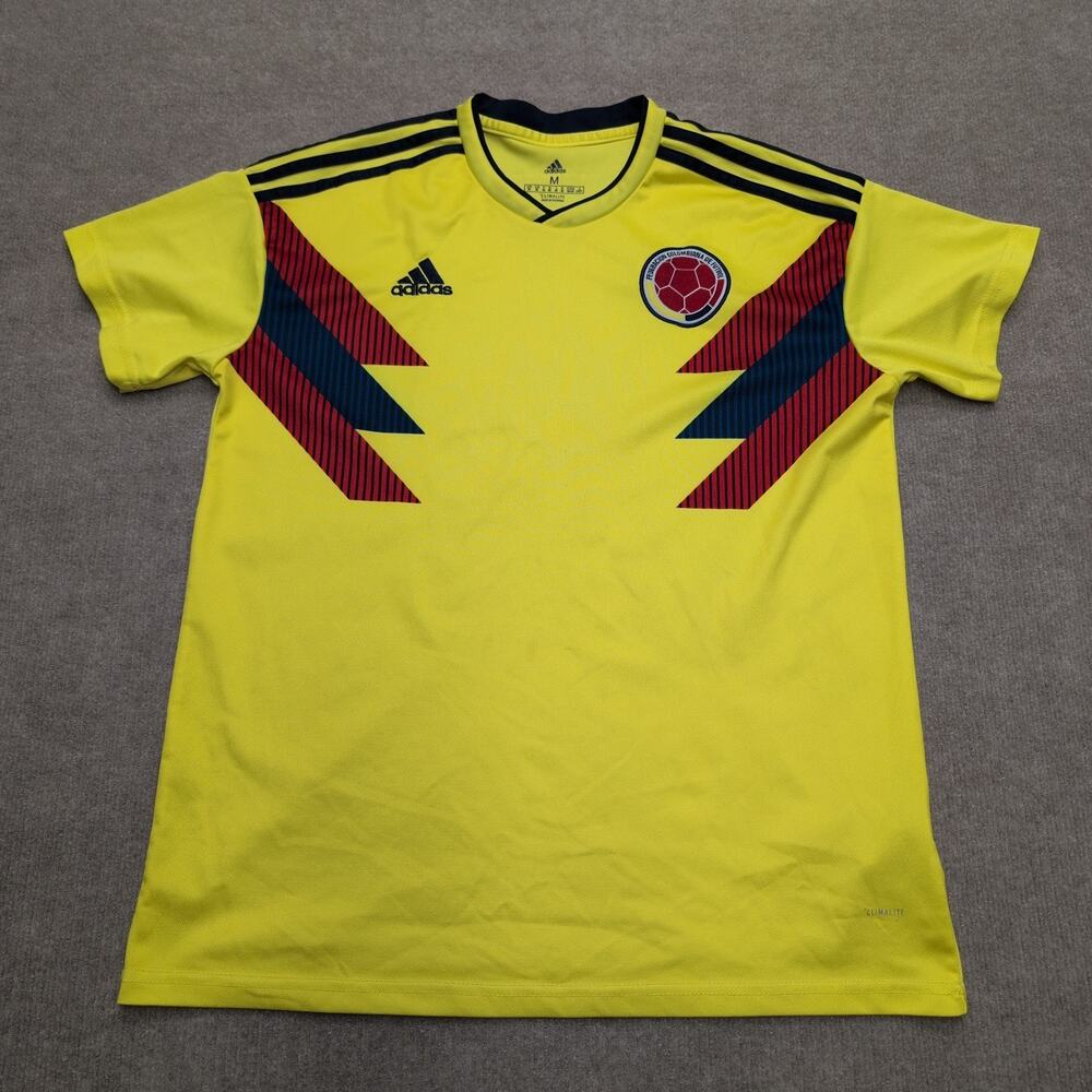 Adidas Colombia Men's Jersey National Team Yellow 2018 Size Medium